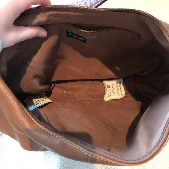Sonoma Life Style Brown Leather Y2K Handbag - Picture 7 of 7